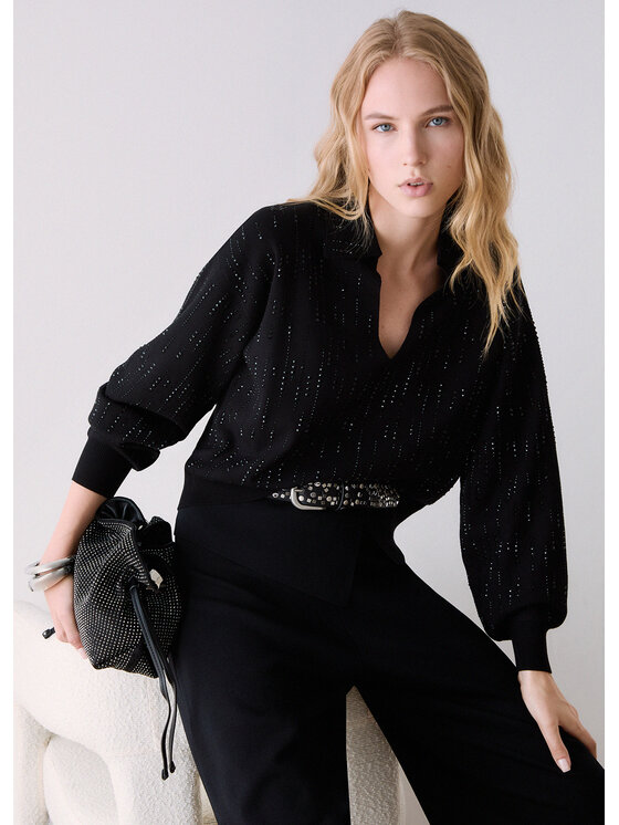 Liu Jo Liu Jo Maglione CF6161MS99EL9605 Nero Regular Fit