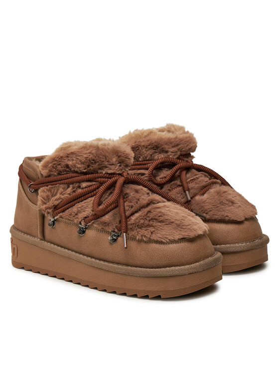 D.Franklin D.Franklin Lumesaapad Nordic TRK Fur Low Bomb DFSH370011 Pruun