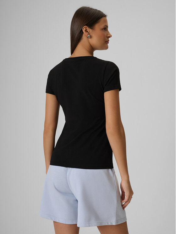 4F 4F T-Shirt NOS Czarny Slim Fit
