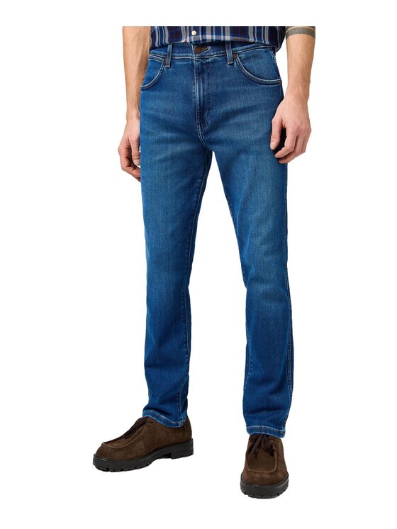 Wrangler Wrangler Jeans Larston 112362458 Blu scuro Slim Fit