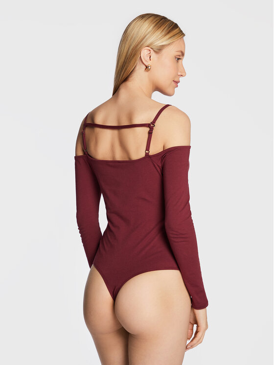 Body W2BP54 K49A1 Bordeaux Slim Fit