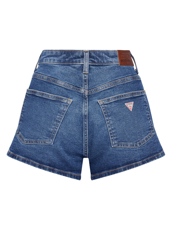 Guess Jeans Guess Jeans Pantaloni scurți de blugi W5YD0Y D5R11 Albastru Regular Fit