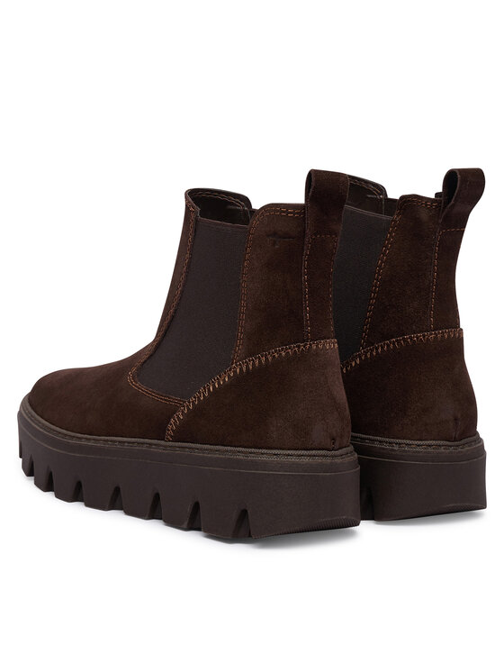 Tamaris Tamaris Kotníková obuv s elastickým prvkem 1-25405-45 Hnědá