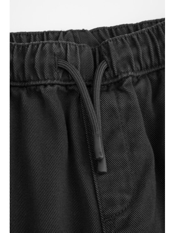 Coccodrillo Coccodrillo Kalhoty z materiálu ZC5119101CBJ-021 Černá Regular Fit