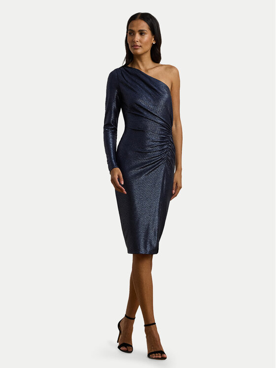 LAUREN RALPH LAUREN LAUREN RALPH LAUREN Sukienka koktajlowa 253957567001 Granatowy Slim Fit