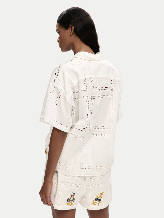 Desigual Desigual Camicia Martin 26SWCW30 Bianco Regular Fit