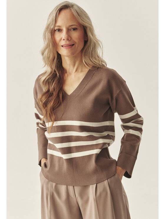 TATUUM TATUUM Sweter ELIANA Brązowy Oversize