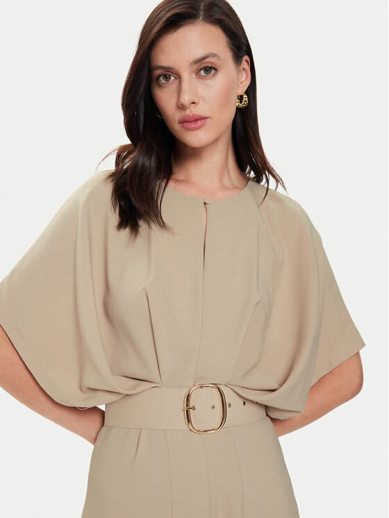 Imperial Imperial Cocktail obleka ADJUHDFC Bež Regular Fit