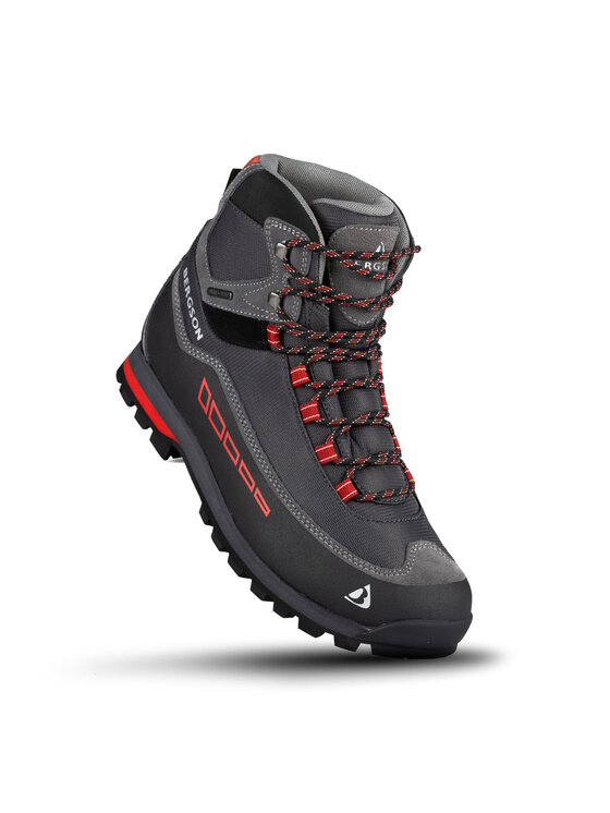 Trekkingi Bergson, Rozmiar 39, Szare, KINYETTI Mid STX