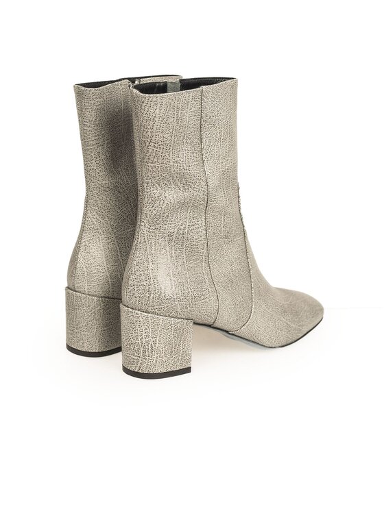 Patrizia Pepe Patrizia Pepe Kozačky 2V9218/A8J7 Šedá