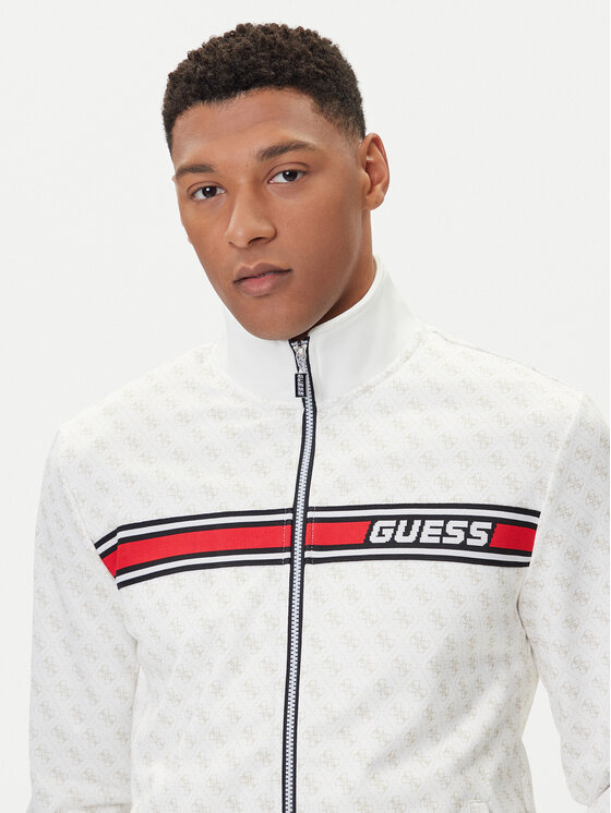 Guess Guess Mikina Z2BQ06 K7122 Biela Regular Fit