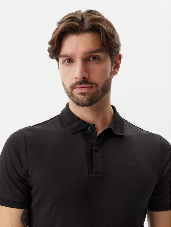 Calvin Klein Calvin Klein Tricou polo K10K114135 Negru Regular Fit