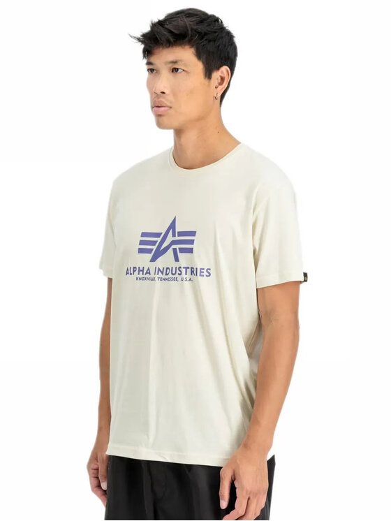 Alpha Industries Alpha Industries T-Shirt AI.100501-749 Biały Basic Fit