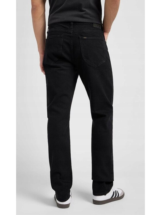 Lee Lee Jeansy West Czarny Relaxed Fit
