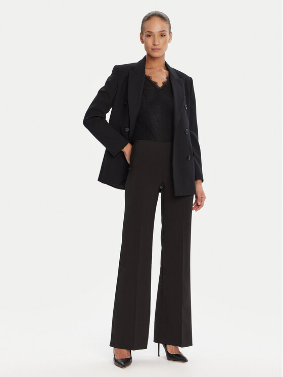Rinascimento Rinascimento Pantaloni palazzo CFC0125425003 Negru Wide Leg
