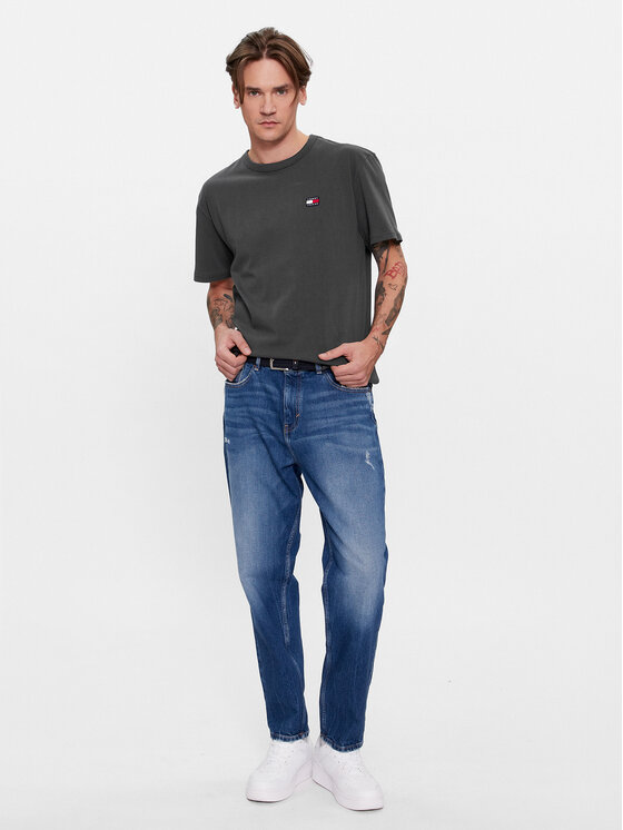 Tommy Jeans Tommy Jeans T-Shirt Classic Xs Badge DM0DM17870 Grau Classic Fit