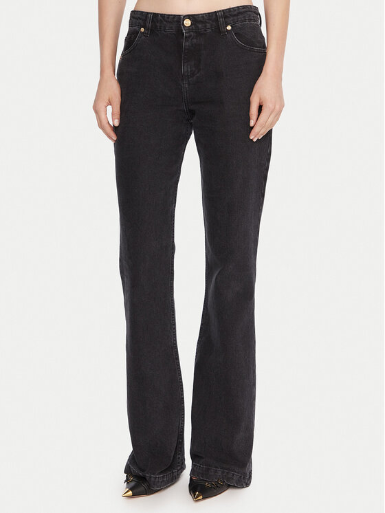 Just Cavalli Just Cavalli Jeansy 79PAB5F3 CDWC8 Černá Flare Fit