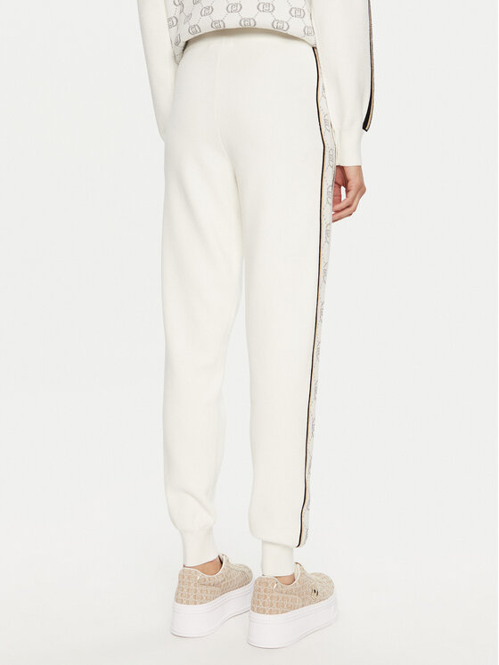 Liu Jo Sport Liu Jo Sport Pantaloni di tessuto TF4226 MS63L Bianco Regular Fit