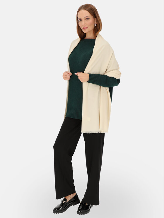 Potis & Verso Potis & Verso Szal GŁADKI Beżowy