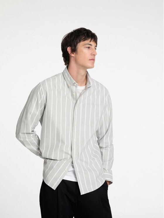 Selected Selected Camicia 16077359 Grigio Regular Fit