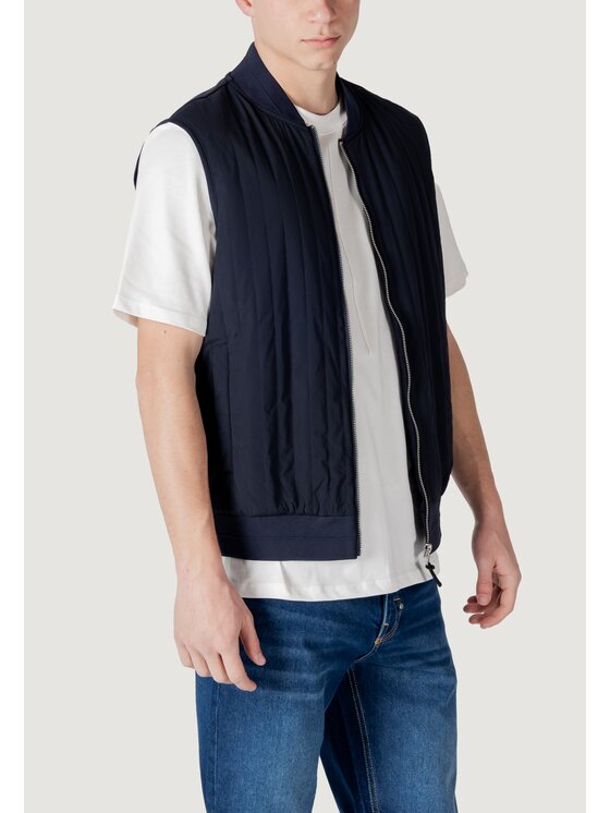 Antony Morato Antony Morato Kurtka skórzana REGULAR FIT Niebieski Regular Fit