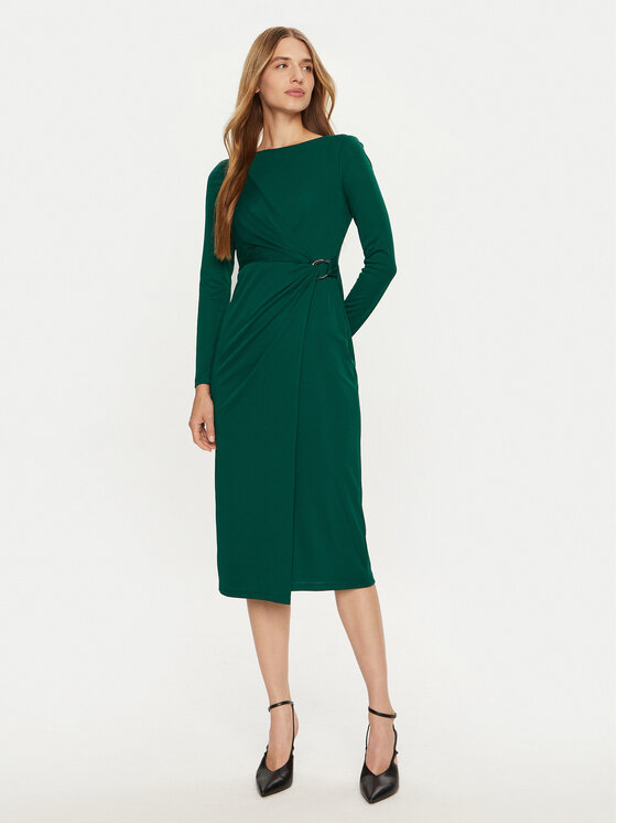 LAUREN RALPH LAUREN LAUREN RALPH LAUREN Koktel haljina 253919794004 Zelena Slim Fit