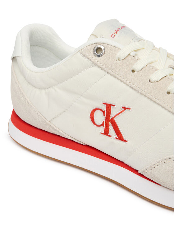 Calvin Klein Jeans Calvin Klein Jeans Sportcipők Retro Runner Ess Mix Mat YM0YM01361 Bézs