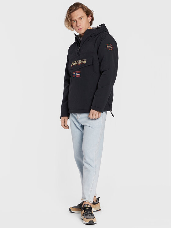 Napapijri Napapijri Geacă fără fermoar Rainforest Winter 3 NP0A4GMC Negru Regular Fit