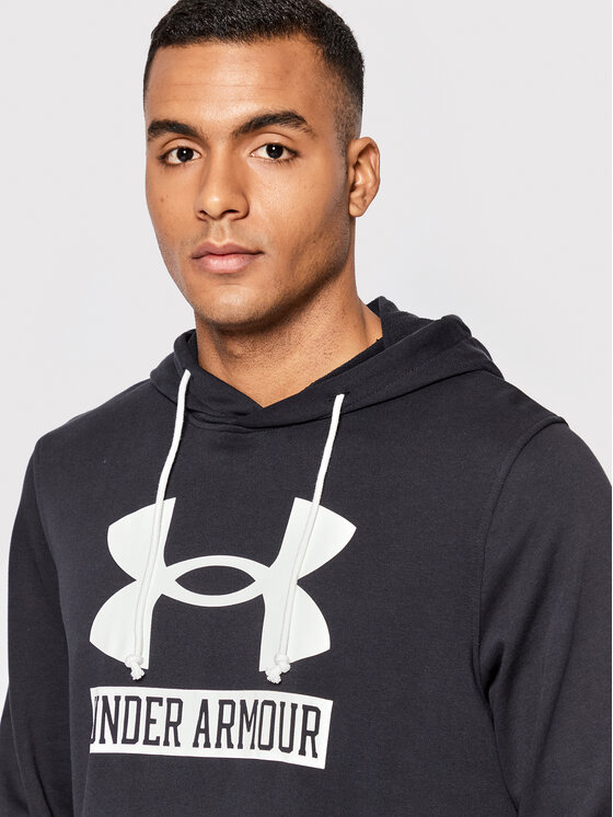Under Armour Under Armour Bluza Ua Rival Terry Logo 1370390 Czarny Loose Fit
