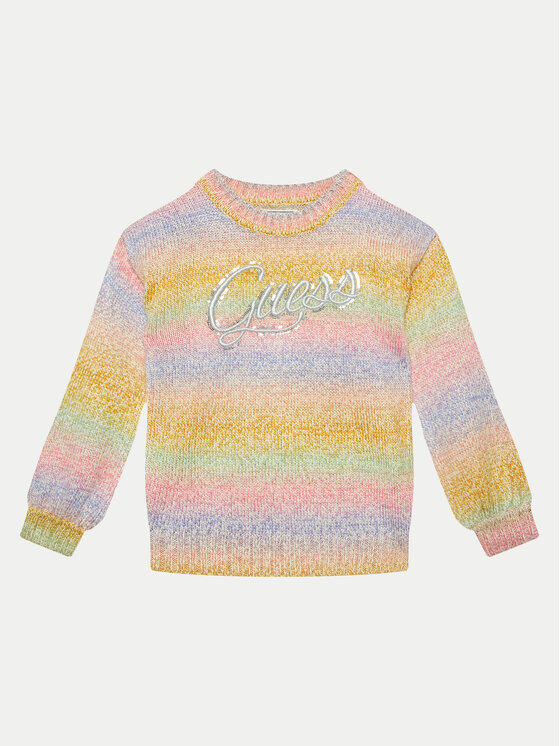 Guess Sveter J4YR03 Z3G50 Farebná Regular Fit