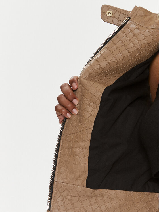 PINKO Pinko Кожено яке Annone Byker. 103208 A1Q9 Кафяв Regular Fit