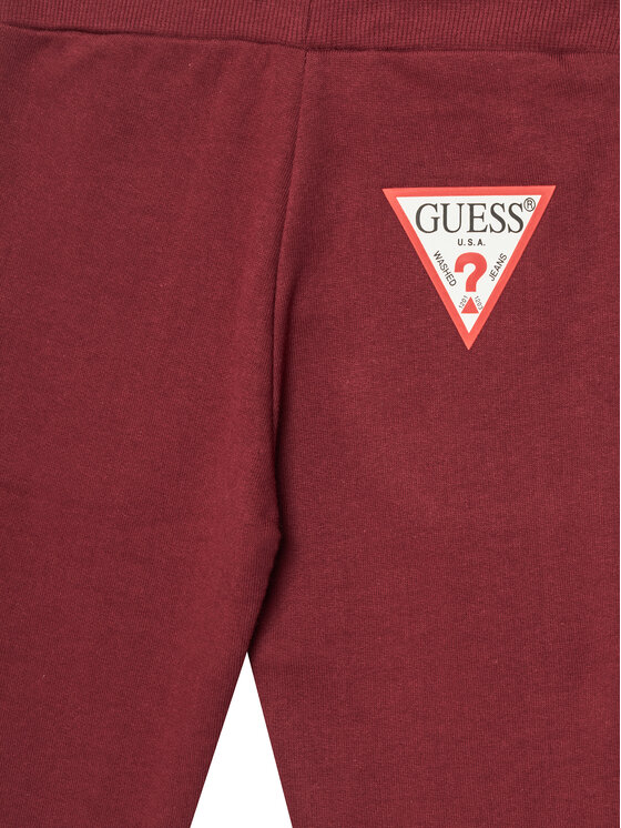 Guess Guess Komplet dziecięcy N5YG00 K8HM4 Bordowy Regular Fit