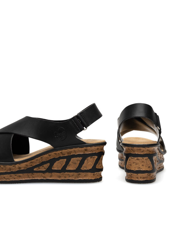 Rieker Rieker Sandale 68189-00 Negru