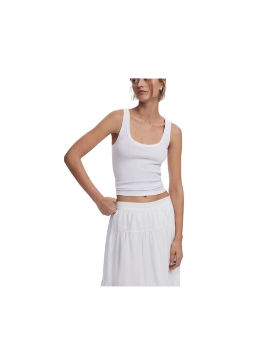 Desigual Desigual Gonna midi Fal tolstoi Bianco Regular Fit