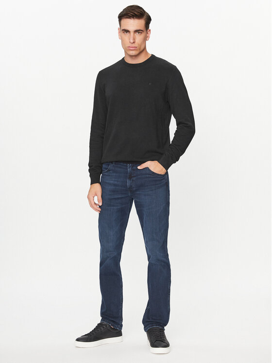 Wrangler Wrangler Πουλόβερ 112343108 Μαύρο Regular Fit