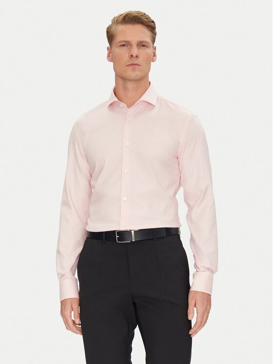 BOSS Camicia 50538962 Rosa Slim Fit, taglia : 45