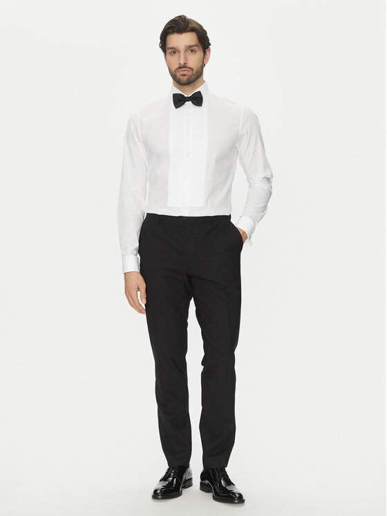 Michael Kors Michael Kors Krekls MK0DS01002 Balts Slim Fit