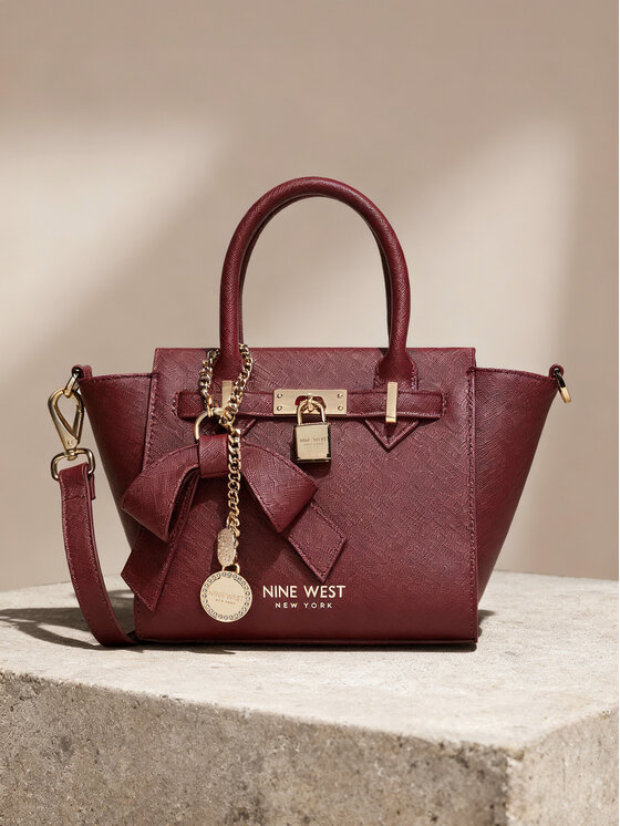 Nine West Nine West Kabelka CEO-Chelsea-Charm-I-LX10187 Bordová