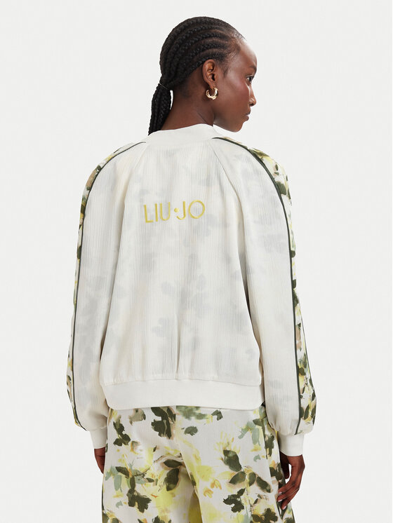 Liu Jo Sport Liu Jo Sport Bundy bomber TA6256 T358A Krémová Regular Fit