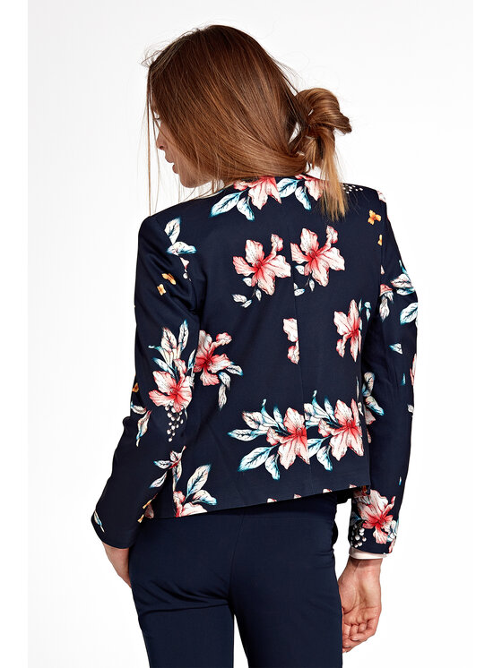 NIFE NIFE Marynarka Z57 Granatowy Blazer Fit