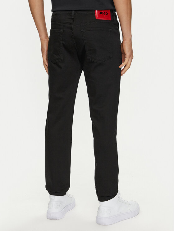 HUGO Hugo Джинси 50517545 Чорний Tapered Fit