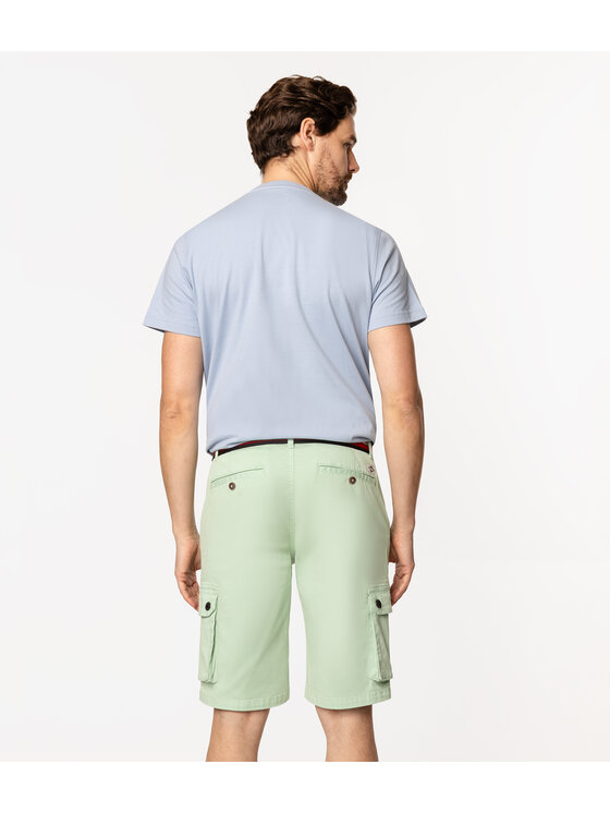 Lee Cooper Lee Cooper Bermudy SIMONE 9802 Zielony Regular Fit