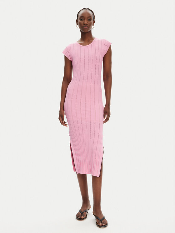 PINKO PINKO Strickkleid 104745 A2FR Rosa Regular Fit