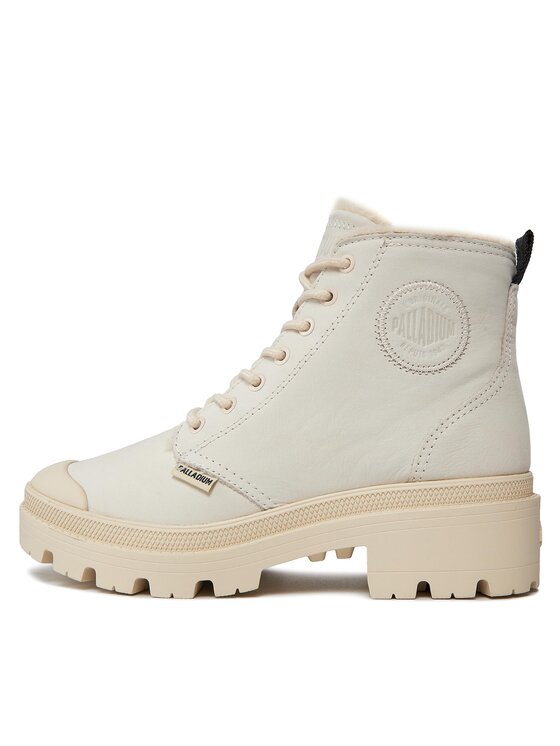 Palladium Palladium Schnürstiefeletten Pallabase Nbk Zip Wl 98867-197-M Weiß