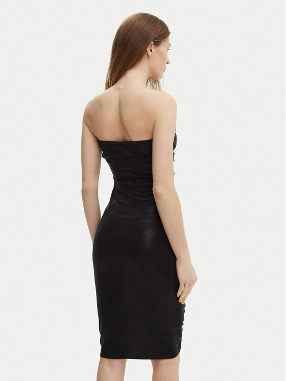 NORMA KAMALI NORMA KAMALI Koktejlové šaty ST3243LMD89001 Černá Slim Fit