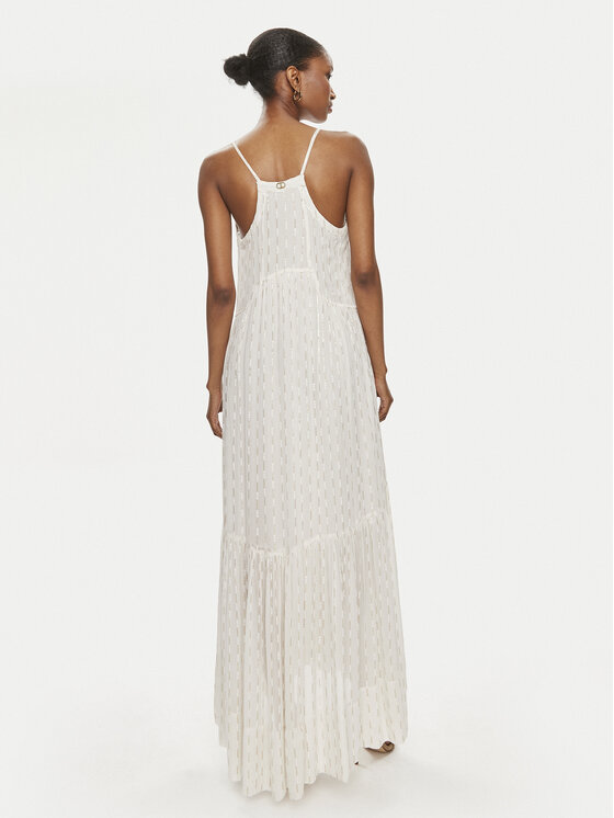 TWINSET TWINSET Sukienka letnia 241TT2172 Écru Loose Fit
