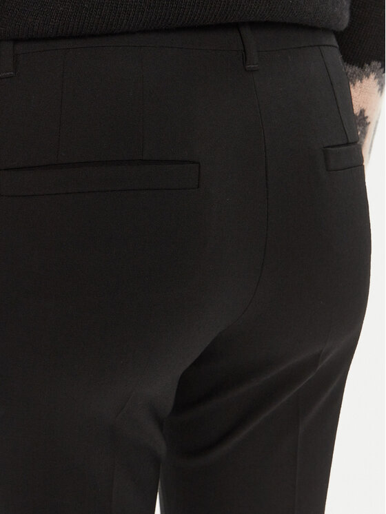 Marella Marella Hlače Gerona 2423136052 Crna Straight Fit