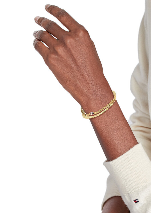 Tommy Hilfiger Tommy Hilfiger Bransoletka 2780982 Złoty