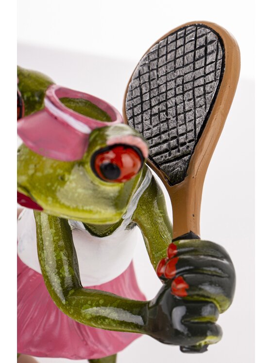 MIAhome MIAhome Figurka żabka FROGG tenisistka Zielony