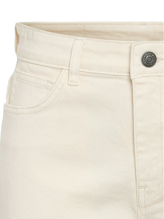 Noisy May Noisy May Szorty jeansowe Moni 27029546 Beżowy Slim Fit